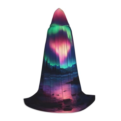 JBJGKHLP Dark Northern Lights Print Unisex Kapuzenumhang Robe Karneval Halloween Cosplay Weihnachten Bequem Stilvoll JBJGKHLP Dark Northern Lights Print Unisex Kapuzenumhang Robe Karneval Halloween Cosplay Weihnachten Bequem Stilvoll von JBJGKHLP