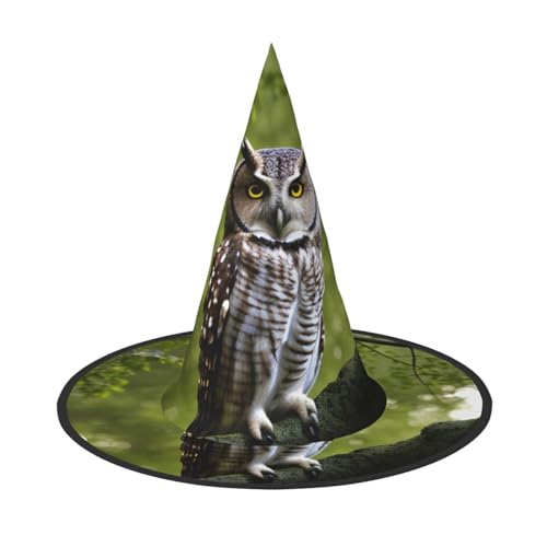 JBJGKHLP Eule Baum Zweige Druck Halloween Hexenhut Unisex Karneval Cosplay Party Mode Cap Kostüm Zubehör JBJGKHLP Eule Baum Zweige Druck Halloween Hexenhut Unisex Karneval Cosplay Party Mode Cap Kostüm Zubehör von JBJGKHLP