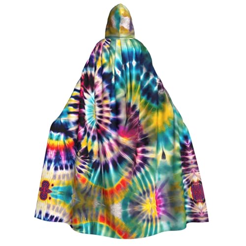 JBJGKHLP Exotic Tribe Tie Dye Style Print Unisex Erwachsene Kapuze Langarm Umhang Halloween Weihnachten Karneval Mottopartys JBJGKHLP Exotic Tribe Tie Dye Style Print Unisex Erwachsene Kapuze Langarm Umhang Halloween Weihnachten Karneval Mottopartys von JBJGKHLP