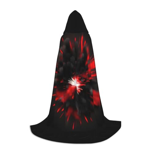 JBJGKHLP Explosion Burst Roter schwarzer Druck, Unisex, Kapuzenumhang, Robe, Karneval, Halloween, Cosplay, Weihnachten, bequem, stilvoll JBJGKHLP Explosion Burst Roter schwarzer Druck, Unisex, Kapuzenumhang, Robe, Karneval, Halloween, Cosplay, Weihnachten, bequem, stilvoll von JBJGKHLP