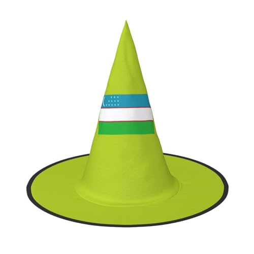JBJGKHLP Flagge der Republik Usbekistan Druck Halloween Hexenhut Unisex Karneval Cosplay Party Mode Cap Kostüm Zubehör JBJGKHLP Flagge der Republik Usbekistan Druck Halloween Hexenhut Unisex Karneval Cosplay Party Mode Cap Kostüm Zubehör von JBJGKHLP