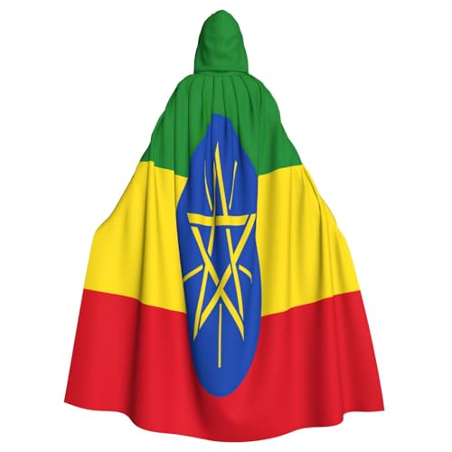 JBJGKHLP Flagge von Äthiopien, atmungsaktiv, Unisex, mit Kapuze, für Halloween, Cosplay, Festivals JBJGKHLP Flagge von Äthiopien, atmungsaktiv, Unisex, mit Kapuze, für Halloween, Cosplay, Festivals von JBJGKHLP