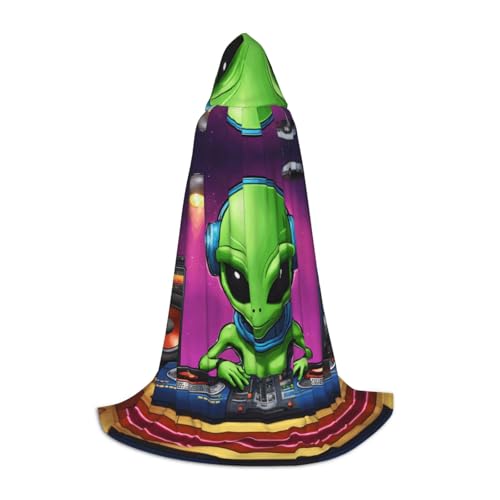 JBJGKHLP Grüner Alien-Druck, Unisex, Kapuzenumhang, Robe, Karneval, Halloween, Cosplay, Weihnachten, bequem, stilvoll JBJGKHLP Grüner Alien-Druck, Unisex, Kapuzenumhang, Robe, Karneval, Halloween, Cosplay, Weihnachten, bequem, stilvoll von JBJGKHLP
