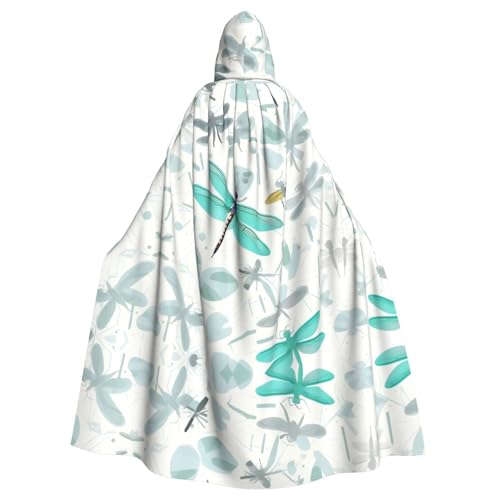JBJGKHLP Grüner Libellen-Druck, atmungsaktiv, Unisex, mit Kapuze, für Halloween, Cosplay, Festivals JBJGKHLP Grüner Libellen-Druck, atmungsaktiv, Unisex, mit Kapuze, für Halloween, Cosplay, Festivals von JBJGKHLP