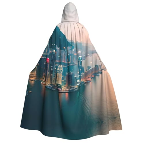 JBJGKHLP Hongkong Print Unisex Erwachsene Kapuzenumhang Langarm Umhang Halloween Weihnachten Karneval Mottopartys JBJGKHLP Hongkong Print Unisex Erwachsene Kapuzenumhang Langarm Umhang Halloween Weihnachten Karneval Mottopartys von JBJGKHLP