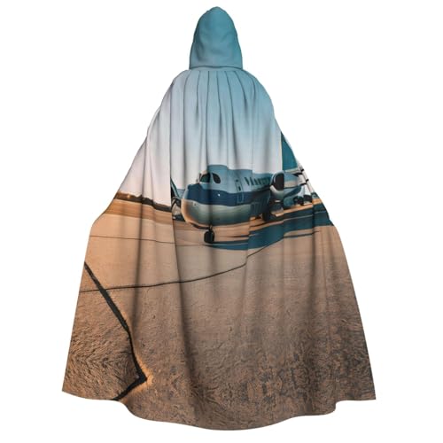 JBJGKHLP Kapuzenumhang mit Flugzeugdruck, Unisex, Erwachsene, langärmelig, Halloween, Weihnachten, Karneval, Mottopartys JBJGKHLP Kapuzenumhang mit Flugzeugdruck, Unisex, Erwachsene, langärmelig, Halloween, Weihnachten, Karneval, Mottopartys von JBJGKHLP
