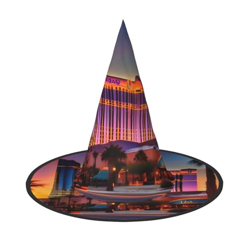 JBJGKHLP Las Vegas Sonnenuntergang 1 Druck Halloween Hexenhut Unisex Karneval Cosplay Party Mode Cap Kostüm Zubehör JBJGKHLP Las Vegas Sonnenuntergang 1 Druck Halloween Hexenhut Unisex Karneval Cosplay Party Mode Cap Kostüm Zubehör von JBJGKHLP