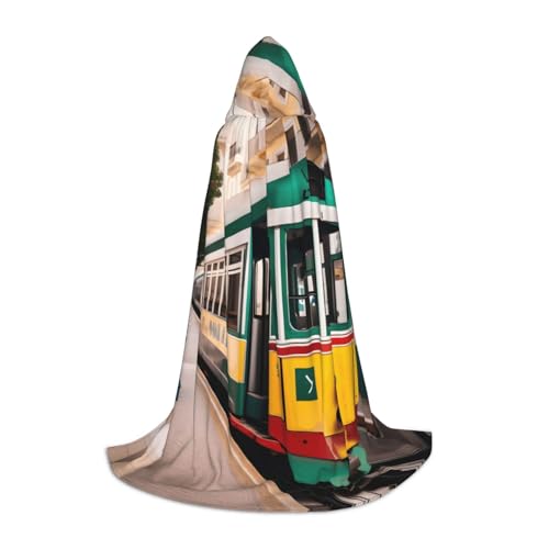 JBJGKHLP Lissabon Tram Muster Print Unisex Kapuzenumhang Robe Karneval Halloween Cosplay Weihnachten Bequem Stilvoll JBJGKHLP Lissabon Tram Muster Print Unisex Kapuzenumhang Robe Karneval Halloween Cosplay Weihnachten Bequem Stilvoll von JBJGKHLP