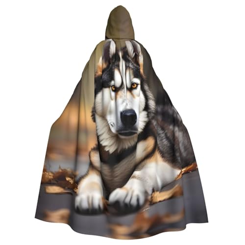 JBJGKHLP Niedlicher Huskys-Aufdruck, atmungsaktiv, Unisex, mit Kapuze, für Halloween, Cosplay, Festivals JBJGKHLP Niedlicher Huskys-Aufdruck, atmungsaktiv, Unisex, mit Kapuze, für Halloween, Cosplay, Festivals von JBJGKHLP