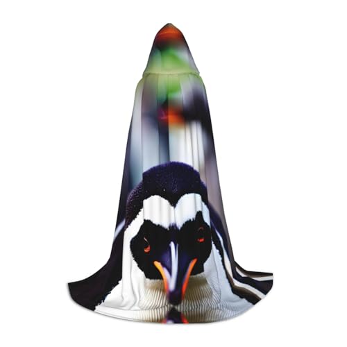 JBJGKHLP Niedlicher Pinguinkopf-Druck, Unisex, Kapuzenumhang, Robe, Karneval, Halloween, Cosplay, Weihnachten, bequem, stilvoll JBJGKHLP Niedlicher Pinguinkopf-Druck, Unisex, Kapuzenumhang, Robe, Karneval, Halloween, Cosplay, Weihnachten, bequem, stilvoll von JBJGKHLP