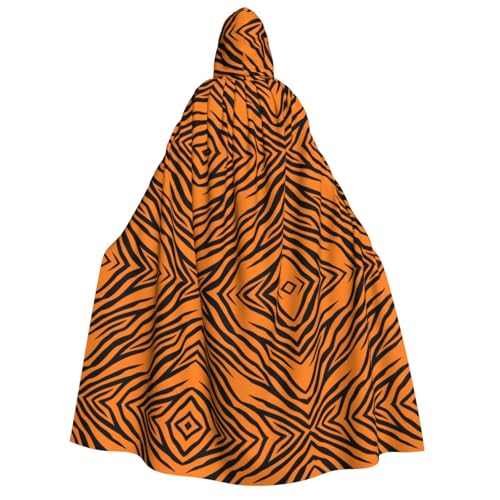 JBJGKHLP Oranger Tiger-Leopardenmuster, Unisex, Erwachsene, mit Kapuze, langärmelig, Umhang, Halloween, Weihnachten, Karneval, Mottopartys JBJGKHLP Oranger Tiger-Leopardenmuster, Unisex, Erwachsene, mit Kapuze, langärmelig, Umhang, Halloween, Weihnachten, Karneval, Mottopartys von JBJGKHLP