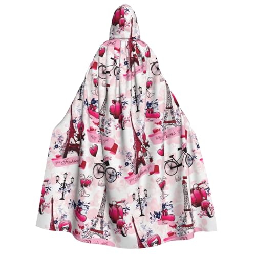 JBJGKHLP Paris Eiffelturm Frankreich Druck Unisex Erwachsene Kapuze Langarm Umhang Halloween Weihnachten Karneval Mottopartys JBJGKHLP Paris Eiffelturm Frankreich Druck Unisex Erwachsene Kapuze Langarm Umhang Halloween Weihnachten Karneval Mottopartys von JBJGKHLP