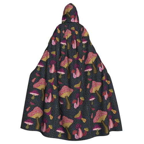 JBJGKHLP Pilzdruck, atmungsaktiv, Unisex, mit Kapuze, für Halloween, Cosplay, Festivals JBJGKHLP Pilzdruck, atmungsaktiv, Unisex, mit Kapuze, für Halloween, Cosplay, Festivals von JBJGKHLP