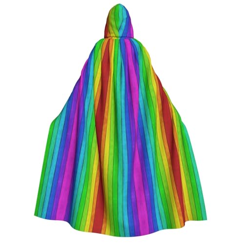 JBJGKHLP Regenbogenfarbener Holzhintergrund, Unisex, Erwachsene, mit Kapuze, langärmelig, Umhang, Halloween, Weihnachten, Karneval, Themenpartys JBJGKHLP Regenbogenfarbener Holzhintergrund, Unisex, Erwachsene, mit Kapuze, langärmelig, Umhang, Halloween, Weihnachten, Karneval, Themenpartys von JBJGKHLP