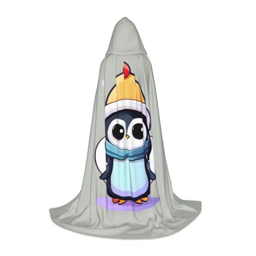 JBJGKHLP Süßer Pinguin-Druck, Unisex, Kapuzenumhang, Robe, Karneval, Halloween, Cosplay, Weihnachten, bequem, stilvoll JBJGKHLP Süßer Pinguin-Druck, Unisex, Kapuzenumhang, Robe, Karneval, Halloween, Cosplay, Weihnachten, bequem, stilvoll von JBJGKHLP