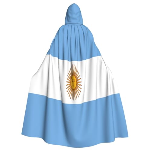 JBJGKHLP Umhang mit argentinischer Flagge, atmungsaktiv, Unisex, mit Kapuze, für Halloween, Cosplay, Festivals JBJGKHLP Umhang mit argentinischer Flagge, atmungsaktiv, Unisex, mit Kapuze, für Halloween, Cosplay, Festivals von JBJGKHLP