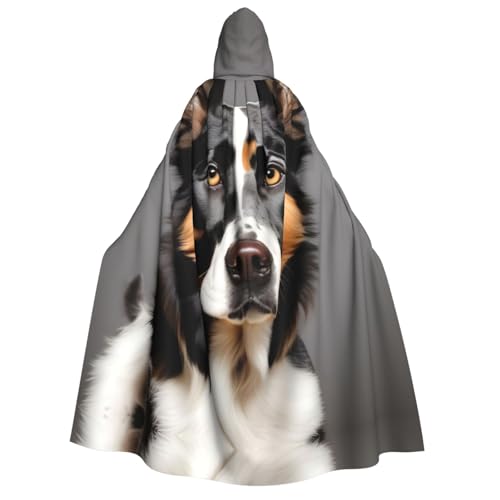 JBJGKHLP Unisex Erwachsenen-Umhang mit Kapuze, langärmelig, für Halloween, Weihnachten, Karneval, Mottopartys von JBJGKHLP