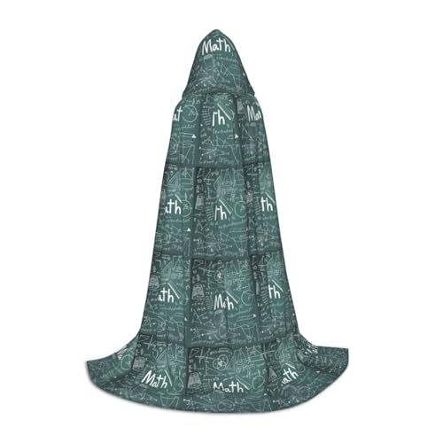 JBJGKHLP Unisex Kapuzenumhang mit Mathematikunterricht und Wortdruck, Karneval, Halloween, Cosplay, Weihnachten, bequem, stilvoll JBJGKHLP Unisex Kapuzenumhang mit Mathematikunterricht und Wortdruck, Karneval, Halloween, Cosplay, Weihnachten, bequem, stilvoll von JBJGKHLP