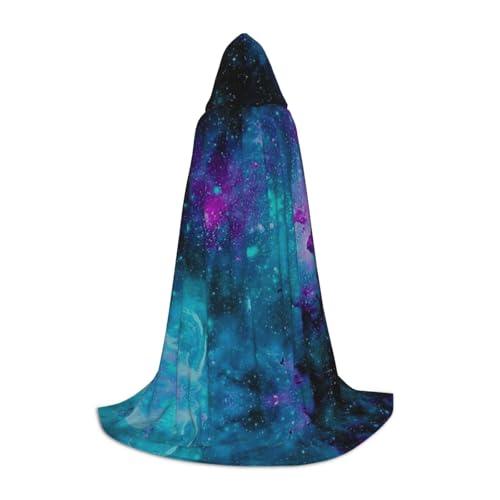 JBJGKHLP Violetter Sternenhimmel-Druck, Unisex, Kapuzenumhang, Robe, Karneval, Halloween, Cosplay, Weihnachten, bequem, stilvoll JBJGKHLP Violetter Sternenhimmel-Druck, Unisex, Kapuzenumhang, Robe, Karneval, Halloween, Cosplay, Weihnachten, bequem, stilvoll von JBJGKHLP