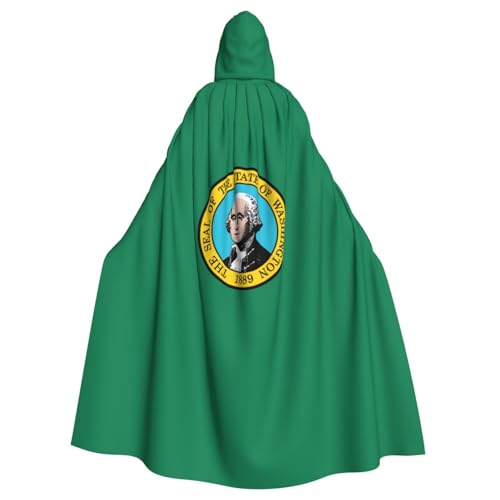 JBJGKHLP Washington-Flaggen-Druck, atmungsaktiv, Unisex, mit Kapuze, für Halloween, Cosplay, Festivals JBJGKHLP Washington-Flaggen-Druck, atmungsaktiv, Unisex, mit Kapuze, für Halloween, Cosplay, Festivals von JBJGKHLP