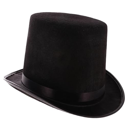 JBJYGSG Zylinderhut For Erwachsene/Kinder, Zylinderhut, Partykostüm, Fedora-Zauberhut For Party Für Zauberer, Karneval, Fasching, Gentleman(L) von JBJYGSG
