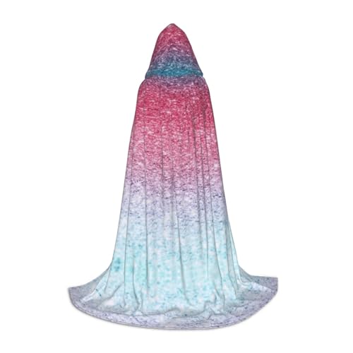 JBYJBX Blauer, roter und violetter Pastellfarben-Druck, Unisex, Kapuzenumhang, Halloween, Cosplay, Kostüm, Weihnachten, Karneval, Party, Schwarz, Größe L JBYJBX Blauer, roter und violetter Pastellfarben-Druck, Unisex, Kapuzenumhang, Halloween, Cosplay, Kostüm, Weihnachten, Karneval, Party, Schwarz, Größe L von JBYJBX