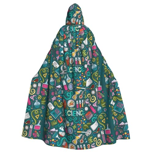 JBYJBX Cartoon-Wissenschafts-Themen-Druck, Halloween, Cosplay, Mittelalter-Festivals, Unisex, Umhang mit Hut und Kapuze JBYJBX Cartoon-Wissenschafts-Themen-Druck, Halloween, Cosplay, Mittelalter-Festivals, Unisex, Umhang mit Hut und Kapuze von JBYJBX