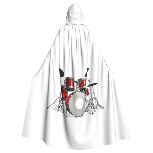JBYJBX Cooler Kapuzenumhang mit Schlagzeug-Druck, für Damen und Herren, Kapuzenumhang, Halloween, Karneval, Cosplay und Motto-Partys JBYJBX Cooler Kapuzenumhang mit Schlagzeug-Druck, für Damen und Herren, Kapuzenumhang, Halloween, Karneval, Cosplay und Motto-Partys von JBYJBX