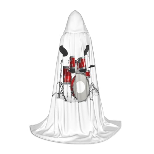 JBYJBX Cooles Schlagzeug-Set, Druck, Unisex, Kapuzenumhang, Halloween, Cosplay, Kostüm, Weihnachten, Karneval, Party, Umhang JBYJBX Cooles Schlagzeug-Set, Druck, Unisex, Kapuzenumhang, Halloween, Cosplay, Kostüm, Weihnachten, Karneval, Party, Umhang von JBYJBX