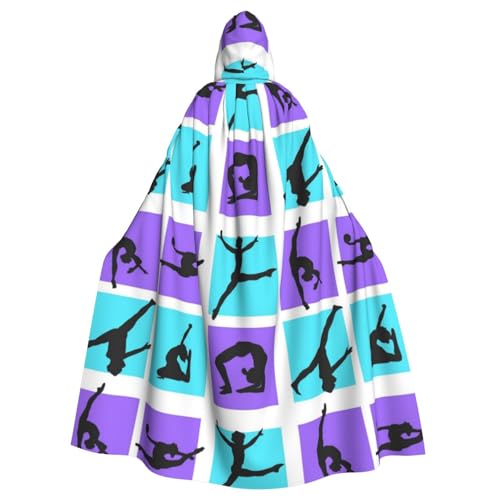 JBYJBX Gymnastik-Spiel-Druck, Halloween, Cosplay, Mittelalter-Festivals, Unisex, Umhang mit Hut und Kapuze JBYJBX Gymnastik-Spiel-Druck, Halloween, Cosplay, Mittelalter-Festivals, Unisex, Umhang mit Hut und Kapuze von JBYJBX
