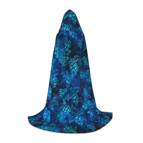 JBYJBX Halloween-Kapuzenumhang mit Meeresschildkröte, Blau, 130/150/170 cm, Karneval, Hexenkostüm, Cosplay, Mottoparty JBYJBX Halloween-Kapuzenumhang mit Meeresschildkröte, Blau, 130/150/170 cm, Karneval, Hexenkostüm, Cosplay, Mottoparty von JBYJBX