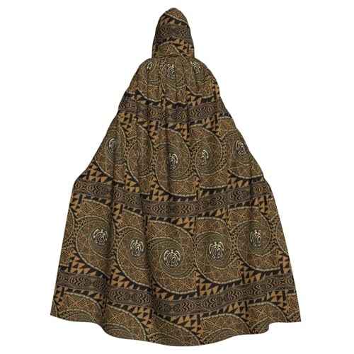 JBYJBX Hawaiianischer Tapa-Honu-Schildkröten-Druck, Halloween, Cosplay, Mittelalter-Festivals, Unisex, Umhang mit Hut und Kapuze JBYJBX Hawaiianischer Tapa-Honu-Schildkröten-Druck, Halloween, Cosplay, Mittelalter-Festivals, Unisex, Umhang mit Hut und Kapuze von JBYJBX