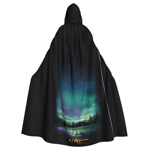 JBYJBX Himmlischer Nachthimmel-Druck, Halloween, Cosplay, Mittelalter-Festivals, Unisex, Umhang mit Hut und Kapuze JBYJBX Himmlischer Nachthimmel-Druck, Halloween, Cosplay, Mittelalter-Festivals, Unisex, Umhang mit Hut und Kapuze von JBYJBX