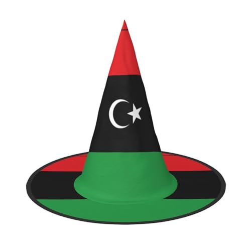JBYJBX Jbyjbxlibyan Hexenhut mit Flaggenmuster für Karneval, Halloween, Mottoparty, Cosplay, Maskerade, Weihnachtsdekoration JBYJBX Jbyjbxlibyan Hexenhut mit Flaggenmuster für Karneval, Halloween, Mottoparty, Cosplay, Maskerade, Weihnachtsdekoration von JBYJBX