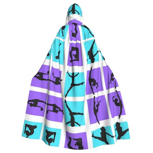 JBYJBX Kapuzenumhang für Damen und Herren, mit Gymnastik-Spieldruck, für Halloween, Karneval, Cosplay und Motto-Partys JBYJBX Kapuzenumhang für Damen und Herren, mit Gymnastik-Spieldruck, für Halloween, Karneval, Cosplay und Motto-Partys von JBYJBX