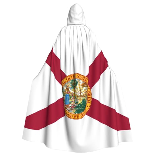 JBYJBX Kapuzenumhang mit Flagge von Florida für Damen und Herren, Kapuzenumhang, Halloween, Karneval, Cosplay und Motto-Partys JBYJBX Kapuzenumhang mit Flagge von Florida für Damen und Herren, Kapuzenumhang, Halloween, Karneval, Cosplay und Motto-Partys von JBYJBX