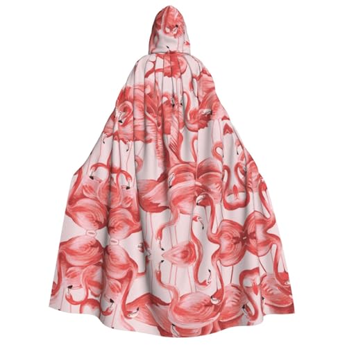 JBYJBX Kapuzenumhang mit Flamingo-Druck, 190 cm, Erwachsenenkostüm, Halloween, Cosplay, Karneval, Partys JBYJBX Kapuzenumhang mit Flamingo-Druck, 190 cm, Erwachsenenkostüm, Halloween, Cosplay, Karneval, Partys von JBYJBX