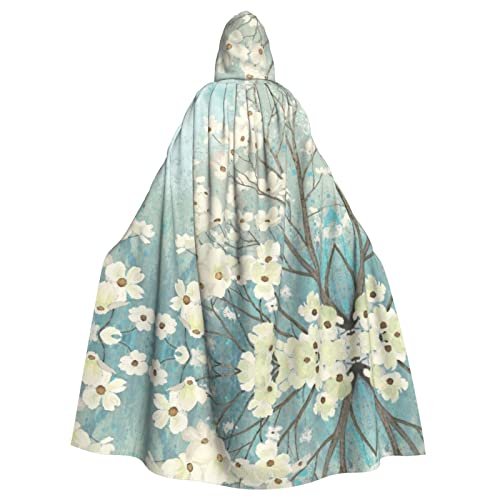 JBYJBX Kapuzenumhang mit Frühlingsblumen-Aufdruck, für Damen und Herren, Kapuzenumhang, Halloween, Karneval, Cosplay und Motto-Partys JBYJBX Kapuzenumhang mit Frühlingsblumen-Aufdruck, für Damen und Herren, Kapuzenumhang, Halloween, Karneval, Cosplay und Motto-Partys von JBYJBX