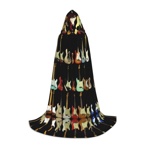 JBYJBX Kapuzenumhang mit Gitarre, Unisex, für Halloween, Cosplay, Kostüm, Weihnachten, Karneval, Party, Umhang JBYJBX Kapuzenumhang mit Gitarre, Unisex, für Halloween, Cosplay, Kostüm, Weihnachten, Karneval, Party, Umhang von JBYJBX