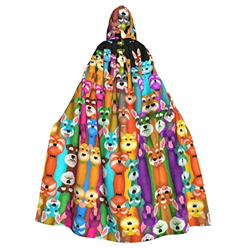 JBYJBX Kapuzenumhang mit Hundeaufdruck, für Damen und Herren, Kapuzenumhang, Halloween, Karneval, Cosplay und Motto-Partys JBYJBX Kapuzenumhang mit Hundeaufdruck, für Damen und Herren, Kapuzenumhang, Halloween, Karneval, Cosplay und Motto-Partys von JBYJBX