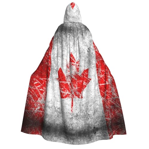 JBYJBX Kapuzenumhang mit Kanada-Flagge, 190 cm, Erwachsenenkostüm, Halloween, Cosplay, Karneval, Partys JBYJBX Kapuzenumhang mit Kanada-Flagge, 190 cm, Erwachsenenkostüm, Halloween, Cosplay, Karneval, Partys von JBYJBX