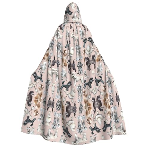 JBYJBX Kapuzenumhang mit Pudel-Motiv, 190 cm, Erwachsenenkostüm, Halloween, Cosplay, Karneval, Partys JBYJBX Kapuzenumhang mit Pudel-Motiv, 190 cm, Erwachsenenkostüm, Halloween, Cosplay, Karneval, Partys von JBYJBX