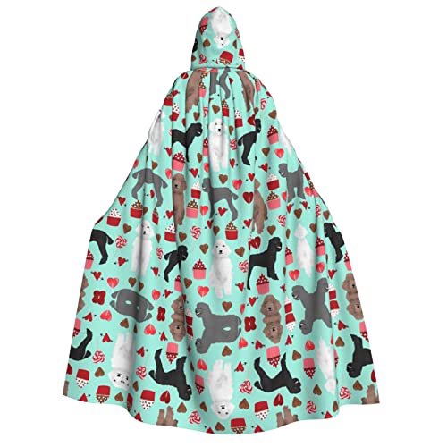JBYJBX Kapuzenumhang mit Pudel-Motiv, 190 cm, Erwachsenenkostüm, Halloween, Cosplay, Karneval, Partys JBYJBX Kapuzenumhang mit Pudel-Motiv, 190 cm, Erwachsenenkostüm, Halloween, Cosplay, Karneval, Partys von JBYJBX