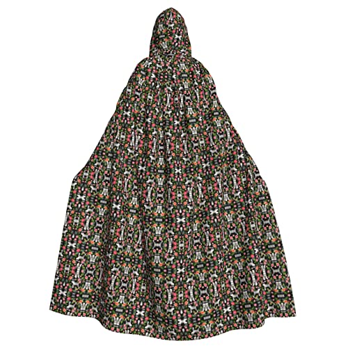 JBYJBX Kapuzenumhang mit Schnauzer-Aufdruck für Damen und Herren, Kapuzenumhang, Halloween, Karneval, Cosplay und Motto-Partys JBYJBX Kapuzenumhang mit Schnauzer-Aufdruck für Damen und Herren, Kapuzenumhang, Halloween, Karneval, Cosplay und Motto-Partys von JBYJBX