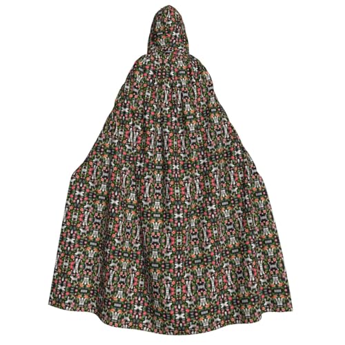 JBYJBX Kapuzenumhang mit Schnauzer-Druck, 190 cm, Erwachsenenkostüm, Halloween, Cosplay, Karneval, Partys JBYJBX Kapuzenumhang mit Schnauzer-Druck, 190 cm, Erwachsenenkostüm, Halloween, Cosplay, Karneval, Partys von JBYJBX