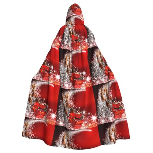JBYJBX Kapuzenumhang mit Weihnachtsmotiv für Damen und Herren, Kapuzenumhang, Halloween, Karneval, Cosplay und Motto-Partys JBYJBX Kapuzenumhang mit Weihnachtsmotiv für Damen und Herren, Kapuzenumhang, Halloween, Karneval, Cosplay und Motto-Partys von JBYJBX