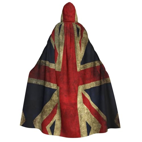 JBYJBX Kapuzenumhang mit britischer Flagge, 190 cm, Erwachsenenkostüm, Halloween, Cosplay, Karneval, Partys JBYJBX Kapuzenumhang mit britischer Flagge, 190 cm, Erwachsenenkostüm, Halloween, Cosplay, Karneval, Partys von JBYJBX