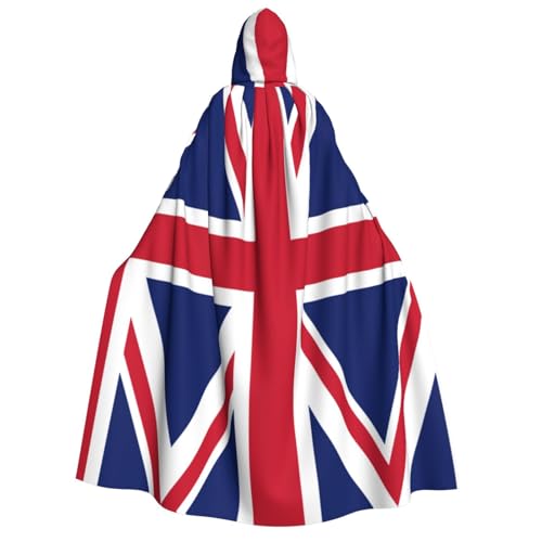 JBYJBX Kapuzenumhang mit britischer Flagge, 190 cm, Erwachsenenkostüm, Halloween, Cosplay, Karneval, Partys JBYJBX Kapuzenumhang mit britischer Flagge, 190 cm, Erwachsenenkostüm, Halloween, Cosplay, Karneval, Partys von JBYJBX