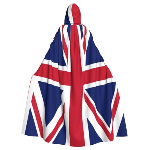 JBYJBX Kapuzenumhang mit britischer Flagge, für Damen und Herren, Kapuzenumhang, Halloween, Karneval, Cosplay und Themenpartys JBYJBX Kapuzenumhang mit britischer Flagge, für Damen und Herren, Kapuzenumhang, Halloween, Karneval, Cosplay und Themenpartys von JBYJBX
