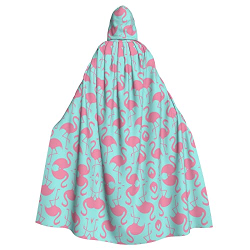JBYJBX Kapuzenumhang mit rotem Flamingo-Druck, für Damen und Herren, Kapuzenumhang, Halloween, Karneval, Cosplay und Motto-Partys JBYJBX Kapuzenumhang mit rotem Flamingo-Druck, für Damen und Herren, Kapuzenumhang, Halloween, Karneval, Cosplay und Motto-Partys von JBYJBX